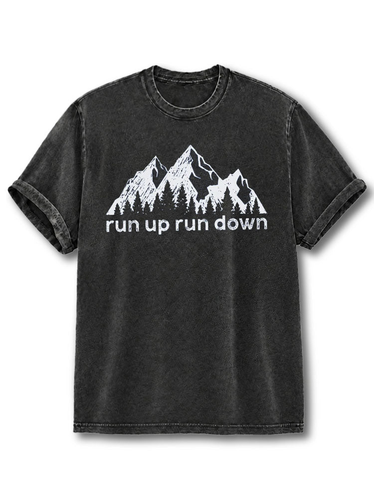 Run Up Run Down Washed T-Shirt