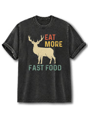 Eat More Fast Food Washed T-Shirt