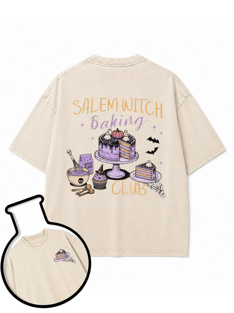 SALEM WITCH BAKING CLUB Washed T-Shirt