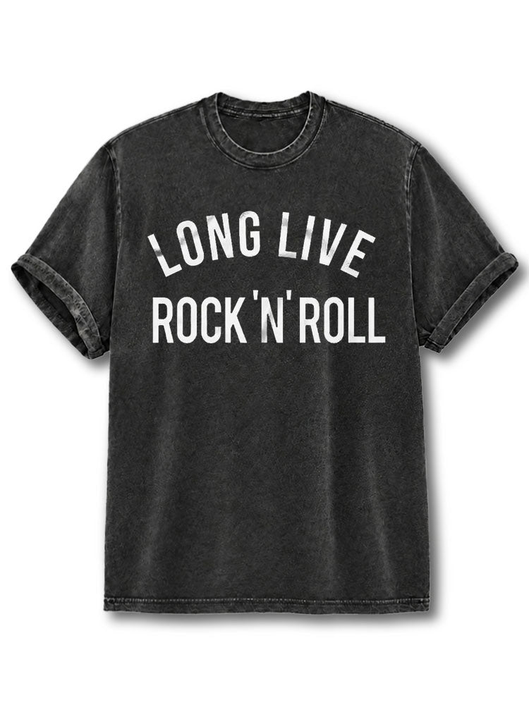 Long Live Rock N' Roll Washed T-Shirt