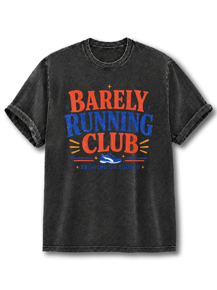Barely Running Club Washed T-Shirt