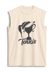 TENNIS Vintage Washed Cotton Tank Top