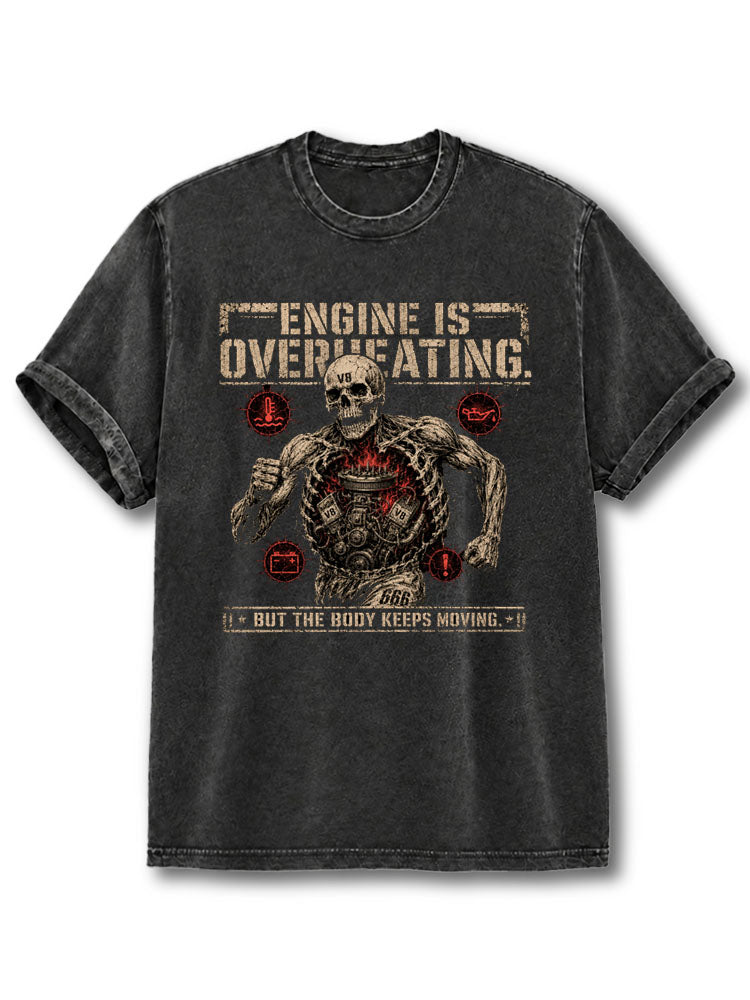 The Body Keeps Moving Washed T-Shirt