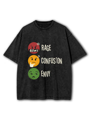 Traffic Lights Road Rage Washed T-Shirt