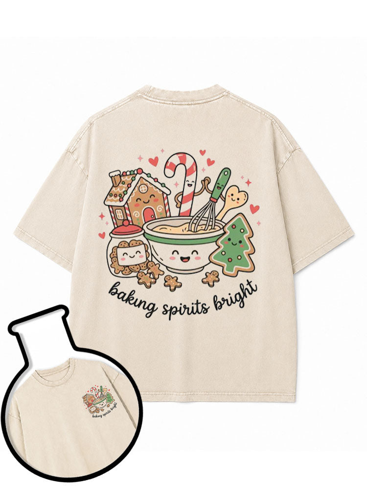 baking spirits bright Washed T-Shirt