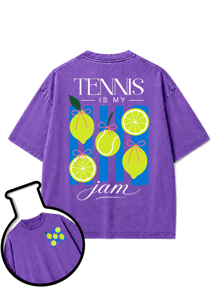 tennis is my jam Washed T-Shirt