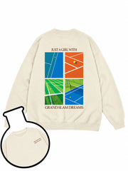 Just A Girl with Grand Slam Dreams Sweatshirt
