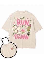 WE RUN AT DAWN Washed T-Shirt