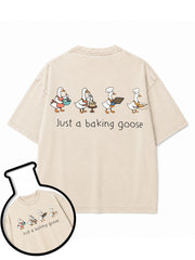 Just a baking goose Washed T-Shirt