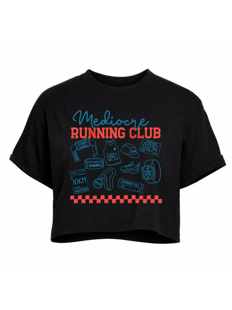 Mediocre Running Club Crop Tops
