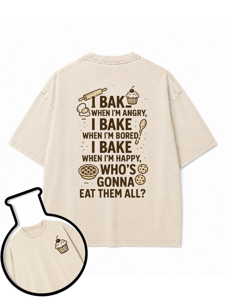 I BAKE Washed T-Shirt