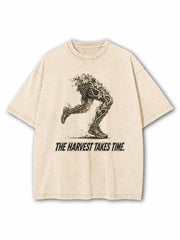The Harvest Takes Time Washed T-Shirt