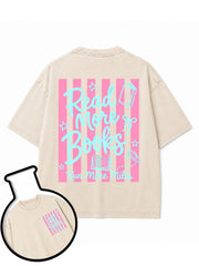 READ MORE BOOKS RUN MORE MILES Washed T-Shirt