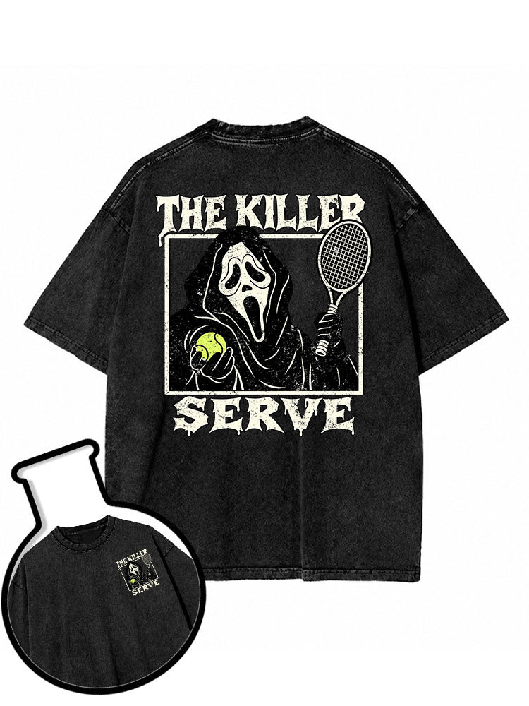 THE KILLER SERVE Washed T-Shirt