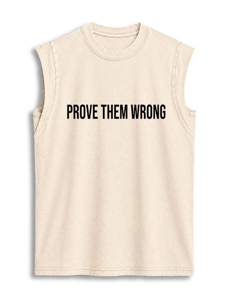 Prove Them Wrong Vintage Washed Cotton Tank Top