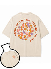 RUNNING FUELS THE SOUL AND GUIDES THE MIND Washed T-Shirt
