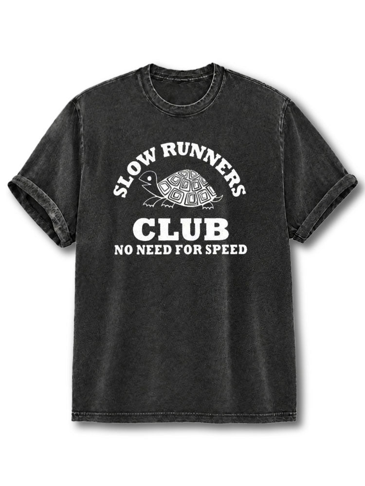 Slow Runners Club Washed T-Shirt