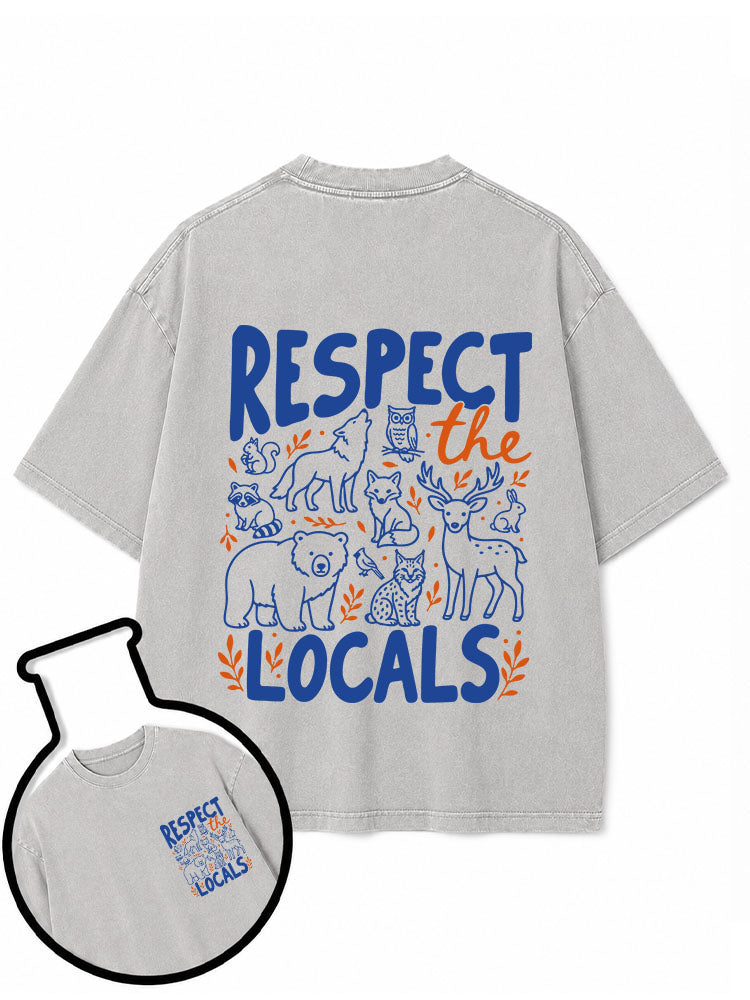 Respect The Locals Washed T-Shirt