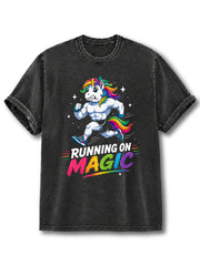 Running On Magic Washed T-Shirt