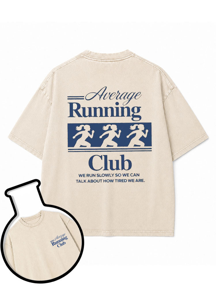 Average Running Club Washed T-Shirt