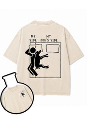 Me and My Dog Washed T-Shirt