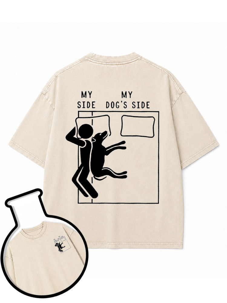 Me and My Dog Washed T-Shirt