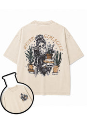WEIRD GIRLS CLUB Washed T-Shirt