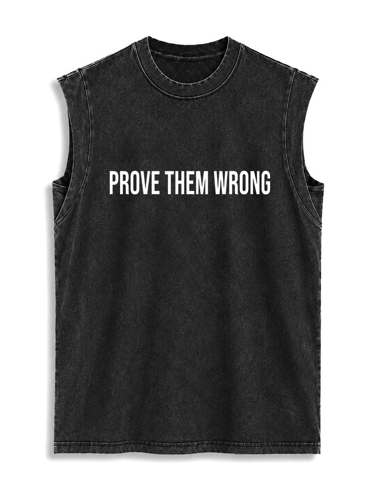 Prove Them Wrong Vintage Washed Cotton Tank Top