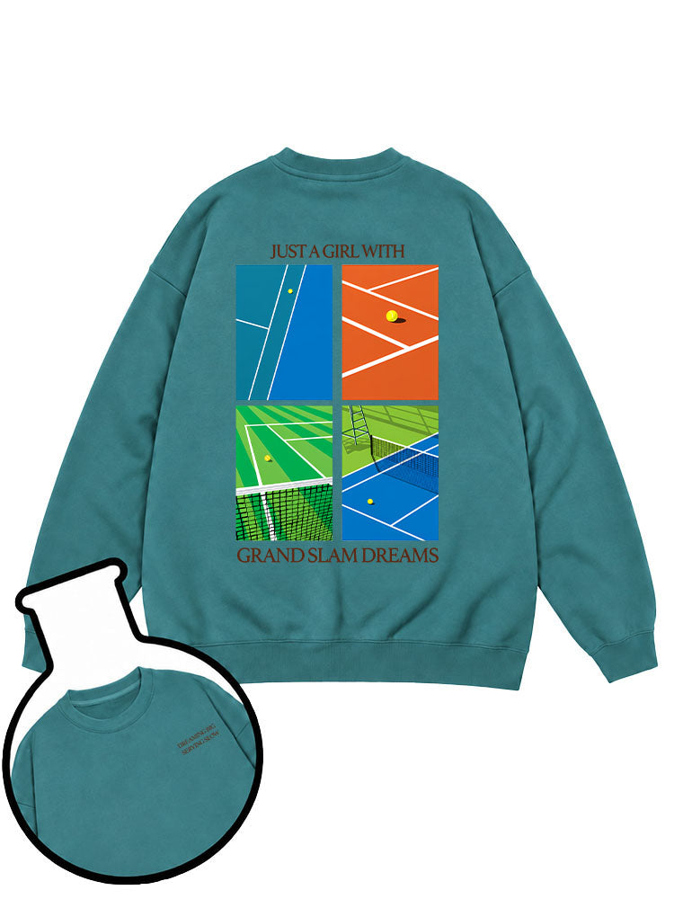 Just A Girl with Grand Slam Dreams Sweatshirt