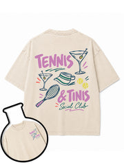 TENNIS & TINIS Social Club Washed T-Shirt