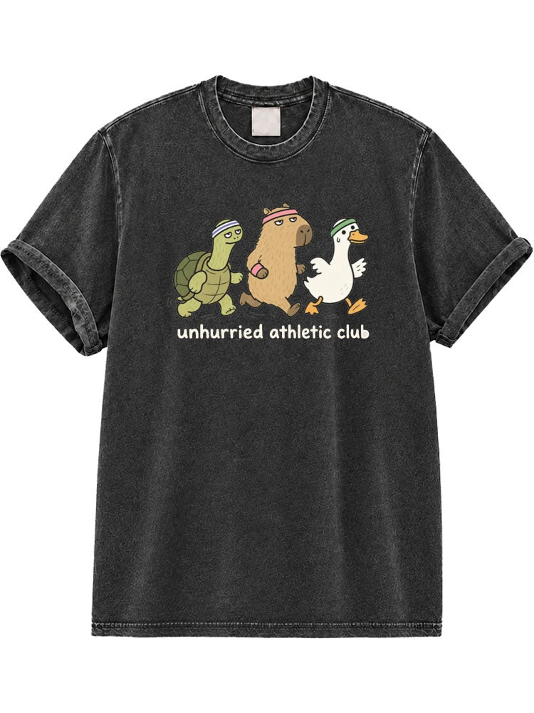 Unhurried Athletic Club Washed T-Shirt