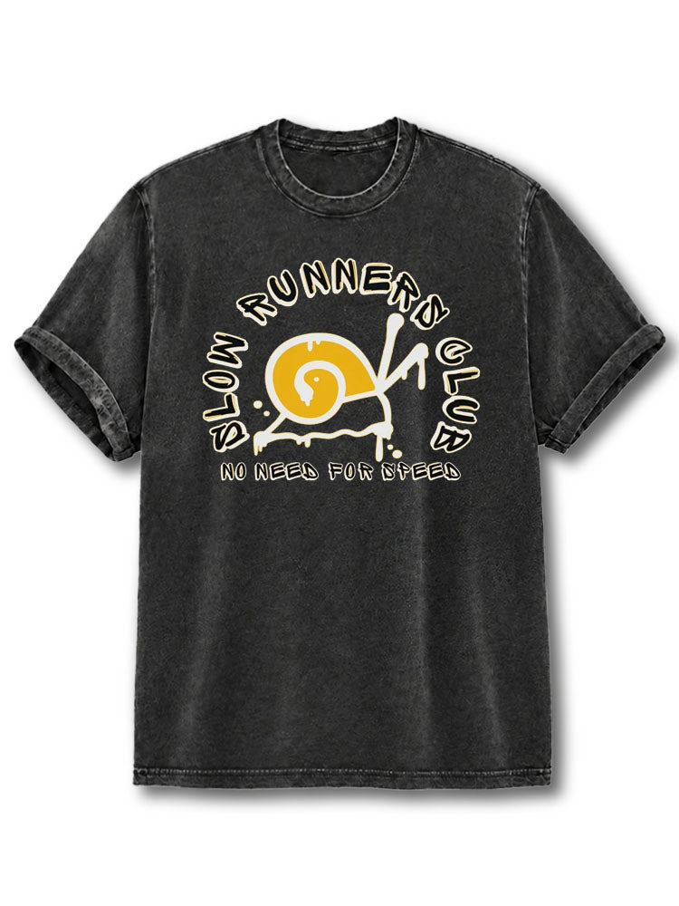 Slow Runners Club Washed T-Shirt
