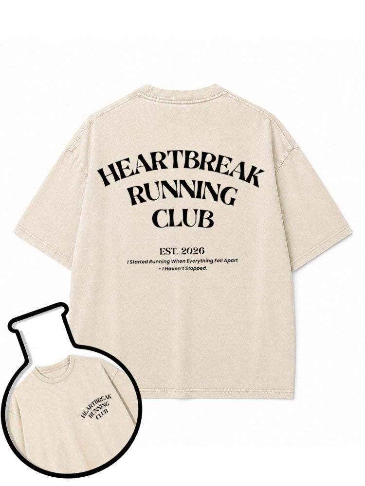 Heartbreak Running Club Washed T-Shirt