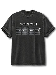 Sorry I DGAF  Washed T-Shirt