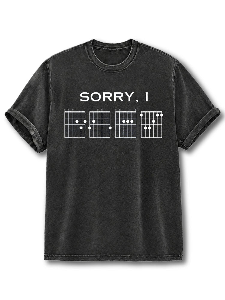 Sorry I DGAF  Washed T-Shirt