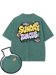 SUNDAY RUN CLUB Washed T-Shirt