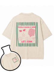 PADDLE SEASON IS HERE  LET’S DINK Washed T-Shirt