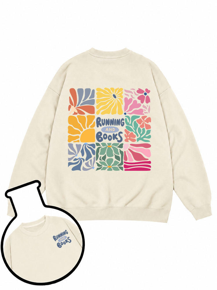 RUNNING AND BOOKS Sweatshirt