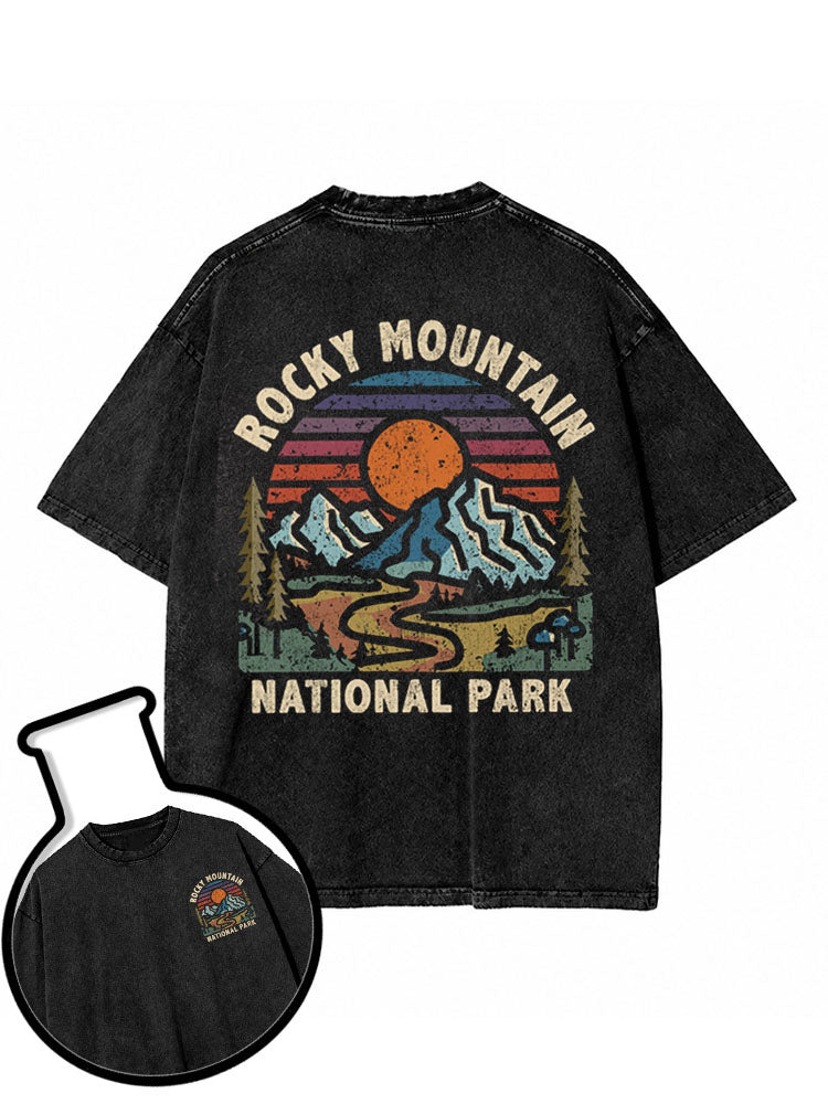 ROCKY MOUNTAIN NATIONAL PARK Washed T-Shirt