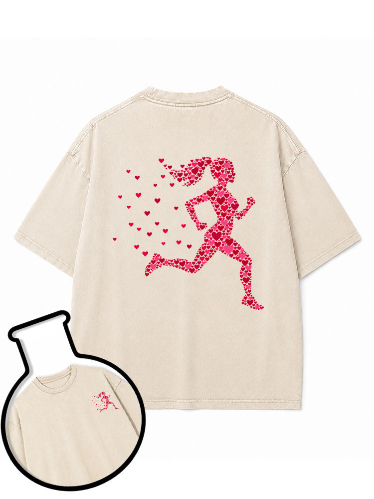 runner girl Washed T-Shirt