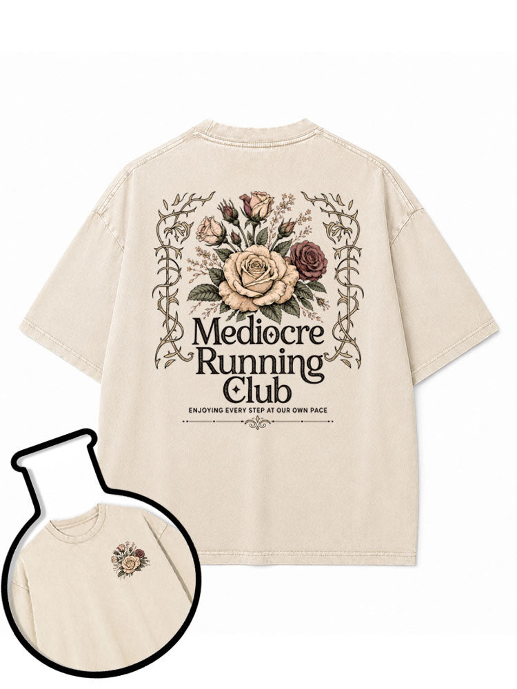 Mediocre Running Club Washed T-Shirt