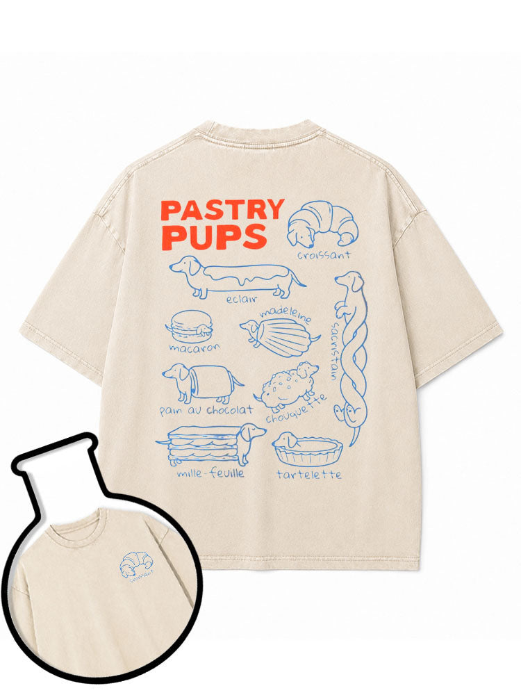 PASTRY PUPS Washed T-Shirt