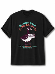 No AI Talk Cotton Shirt