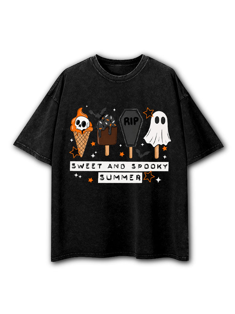 Spooky Summer Washed T-Shirt