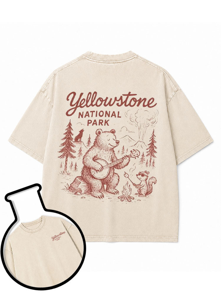 Yellowstone NATIONAL PARK Washed T-Shirt