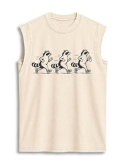 Trash Panda Jogger Vintage Washed Cotton Tank Top