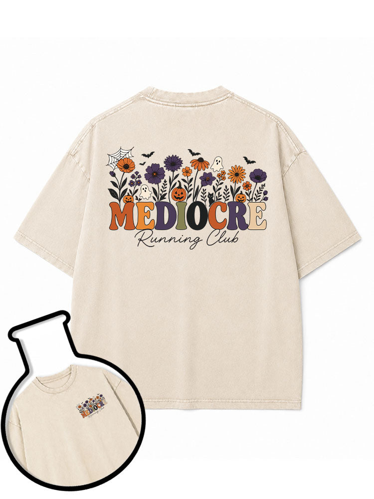 MEDIOCRE Running Club Washed T-Shirt