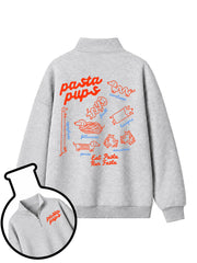 Pasta Pups Half-Zip Fleece Pullover