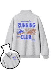 Morning Miles Running Club Half-Zip Fleece Pullover